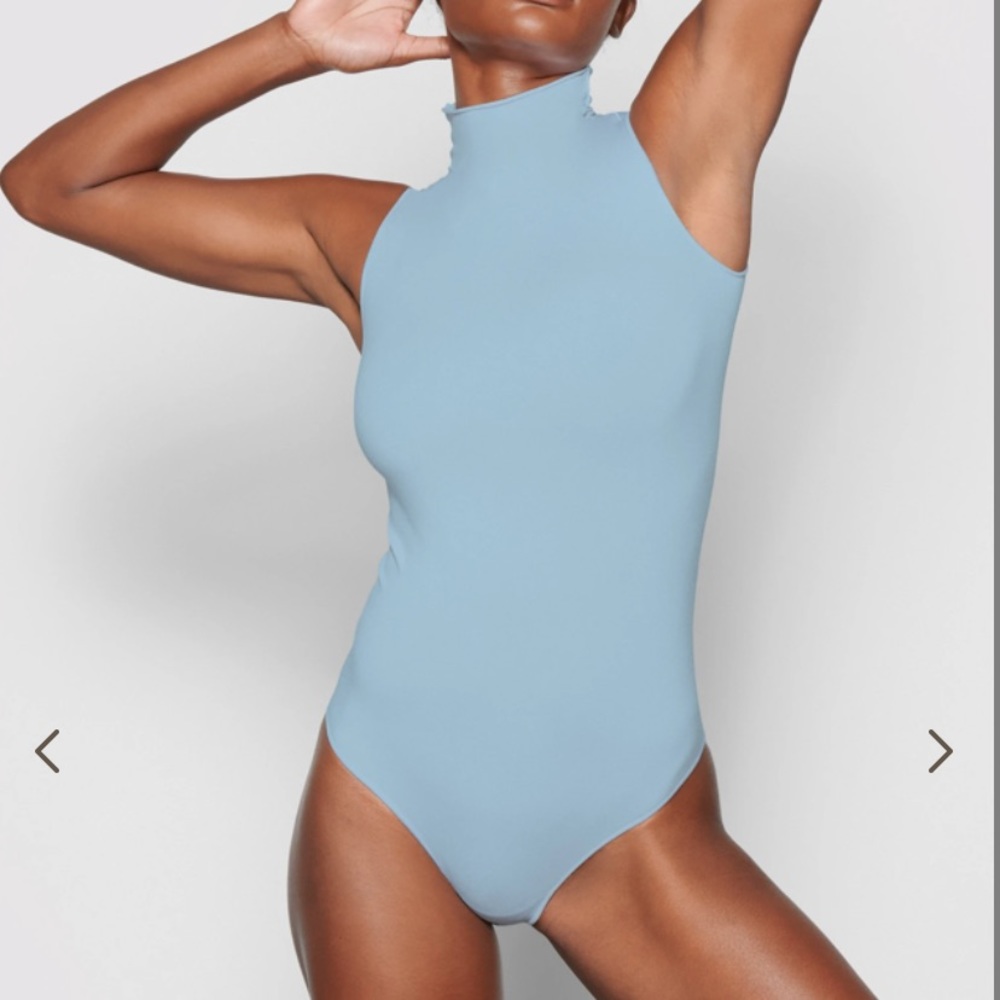 Skims Essential Mock Neck Bodysuit